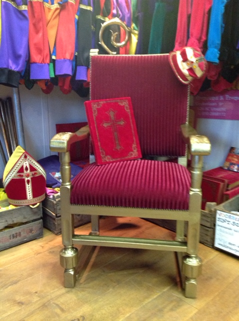 Sinterklaas stoel Troon